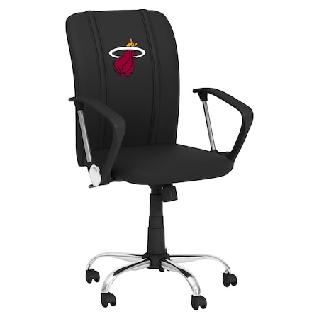Curve Task Chair Miami Heat Logo
